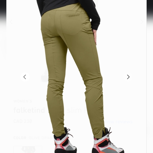 Norrona falketind flex1 slim pants - sz Large - Picture 3 of 6